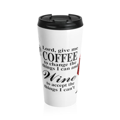 Coffee & Wine  Stainless Steel Travel Mug