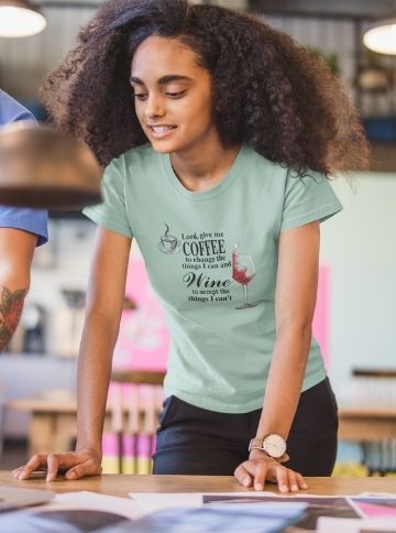 Coffee and Wine Women T-Shirt