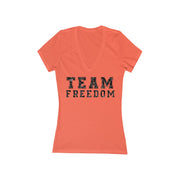 Team Freedom V-Neck Women T-Shirt