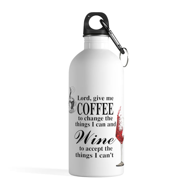 Coffee & Wine Stainless Steel Water Bottle