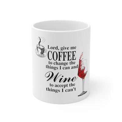 Coffee & Wine Ceramic Mug 11oz