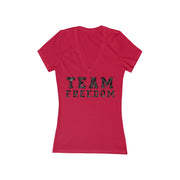 Team Freedom V-Neck Women T-Shirt