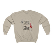 Coffee and Wine Women Sweatshirt