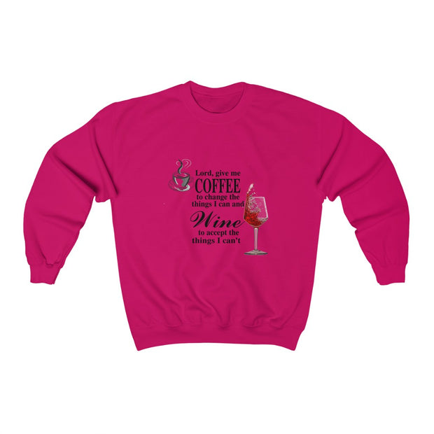 Coffee and Wine Women Sweatshirt