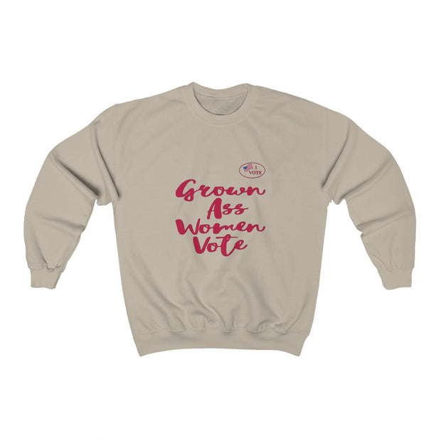 Grow Ass Women Vote Red Design Women Sweatshirt
