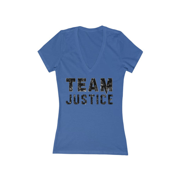 Team Justice  V-Neck Women T-Shirt