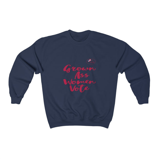 Grow Ass Women Vote Red Design Women Sweatshirt